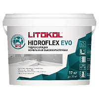 Гидроизоляционный состав HIDROFLEX, LITOKOL, 17 кг ведро